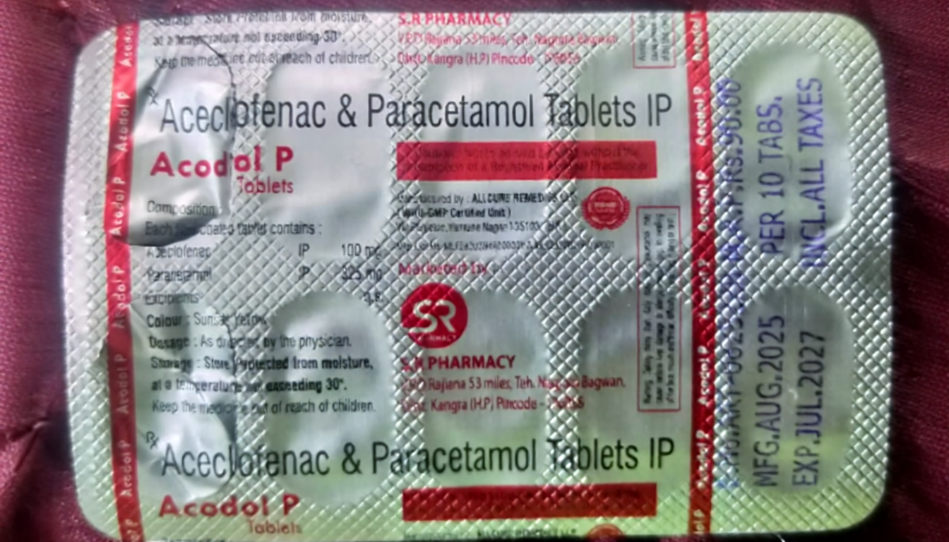 Aceclofenac & Paracetamol Tablets IP – Effective Pain Relief & Anti-Inflammatory Medication - Image 5