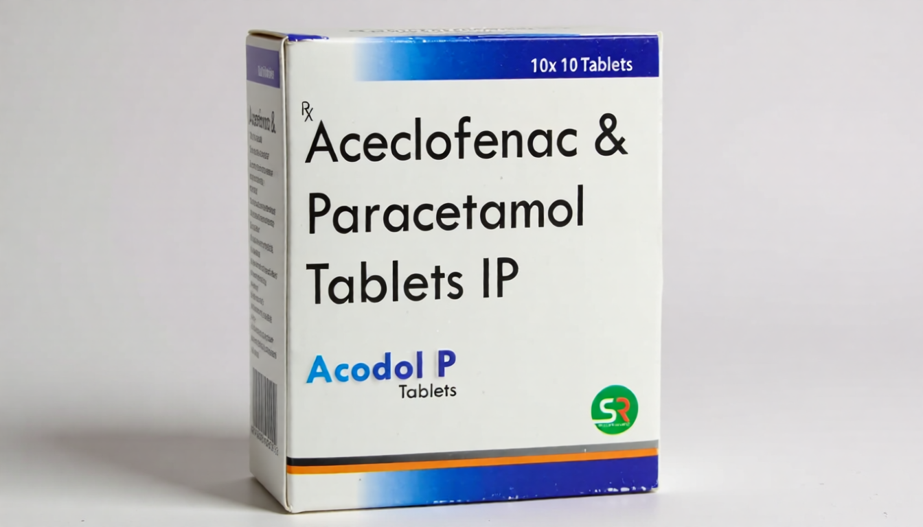 Aceclofenac & Paracetamol Tablets IP – Effective Pain Relief & Anti-Inflammatory Medication