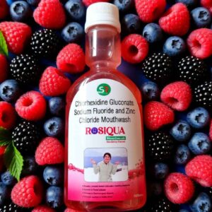 Rosiqua Roseberry Mouthwash – Fresh Rose & Berry Flavour